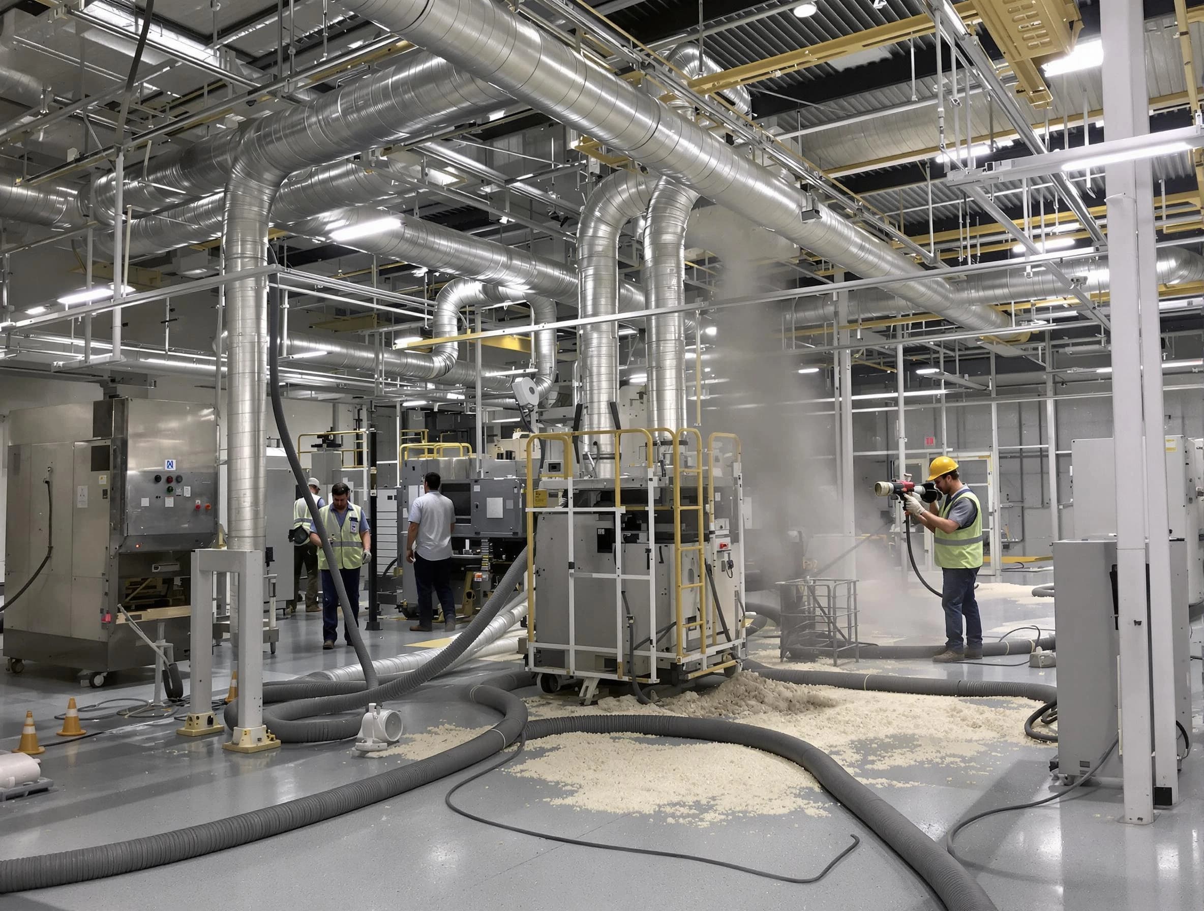 Heavy-duty industrial duct cleaning by Short Pump Air Duct Cleaning in Short Pump