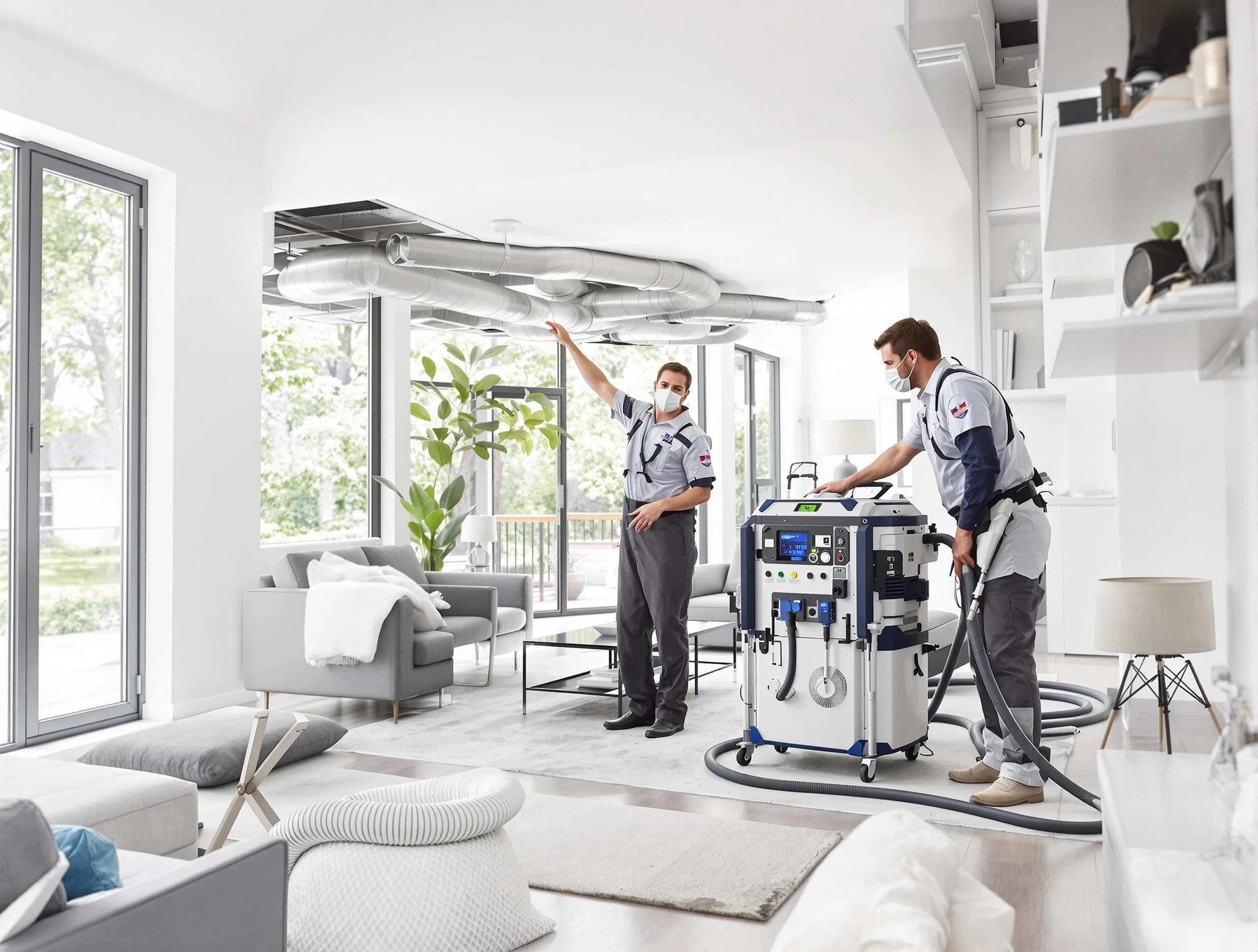 Short Pump Air Duct Cleaning professional conducting pure air duct cleaning with state-of-the-art equipment in Short Pump