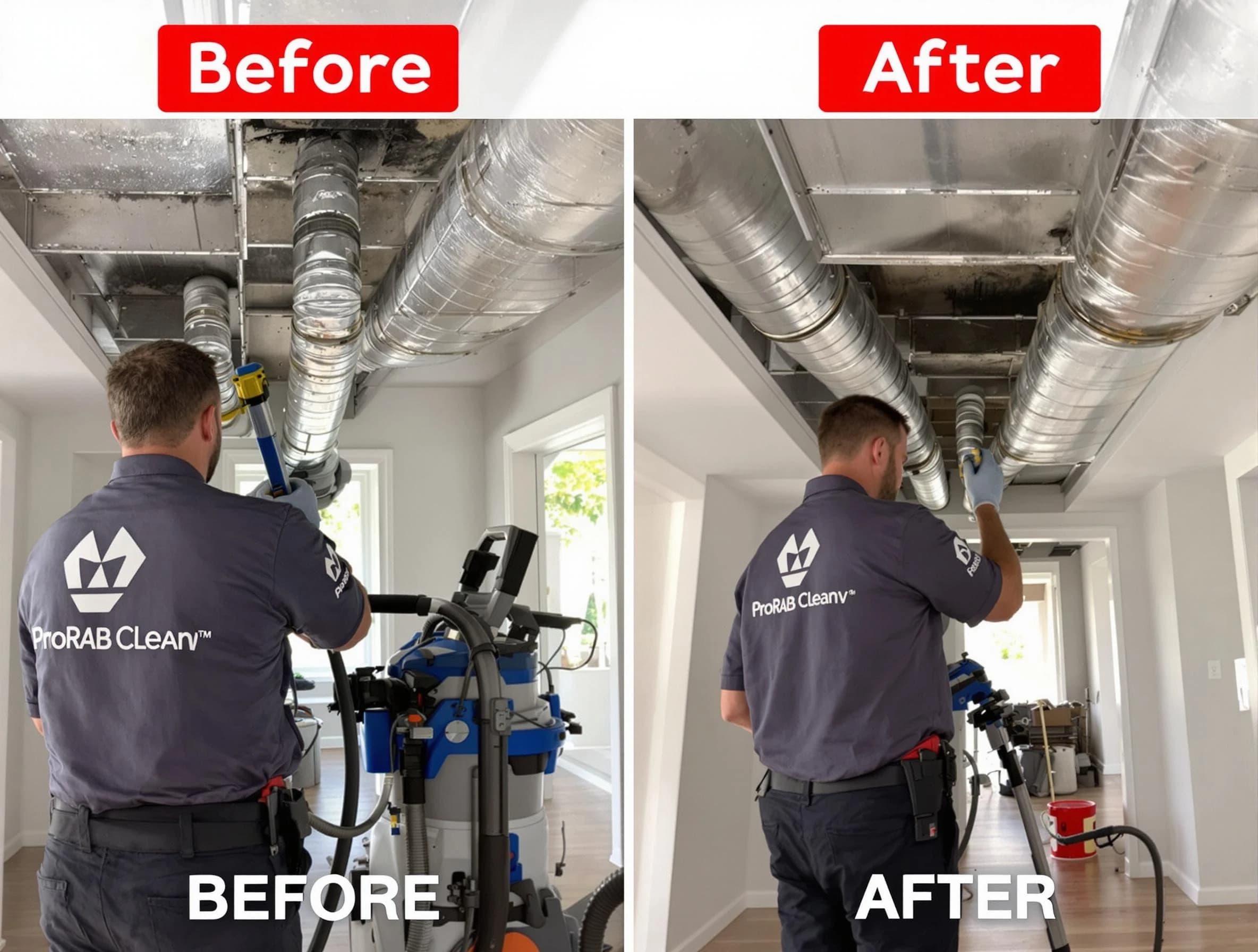 Short Pump Air Duct Cleaning expert performing thorough residential duct cleaning in a Short Pump home