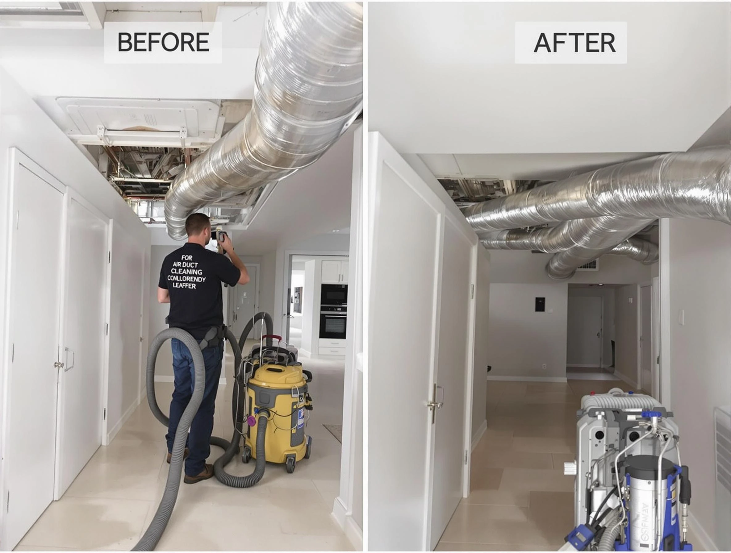 Short Pump Air Duct Cleaning professional performing thorough air duct cleaning in Short Pump